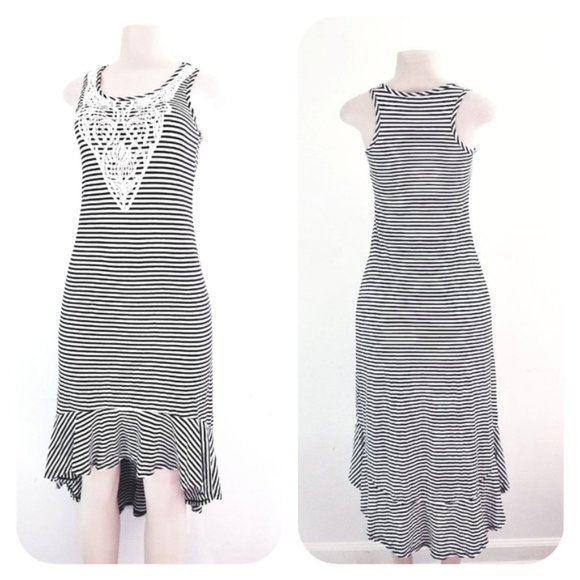 paper doll Other - girls black and white lace dress